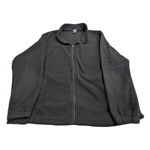 Camel Crown Men's XXXL Black Full-Zip Fleece Jacket Outdoor Warm